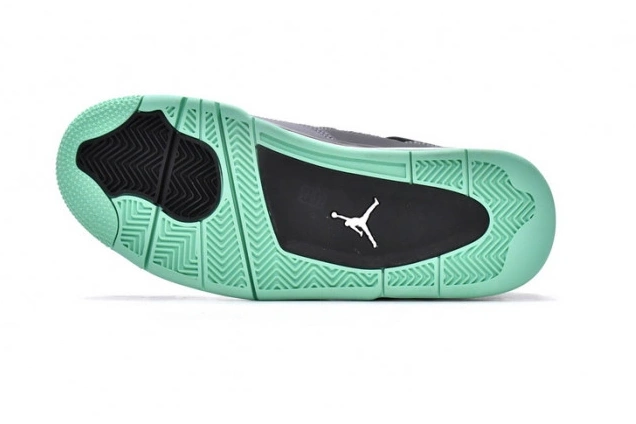 Cheap TBkick Green Glow Jordan Retro 308497-033 4 Air 0819